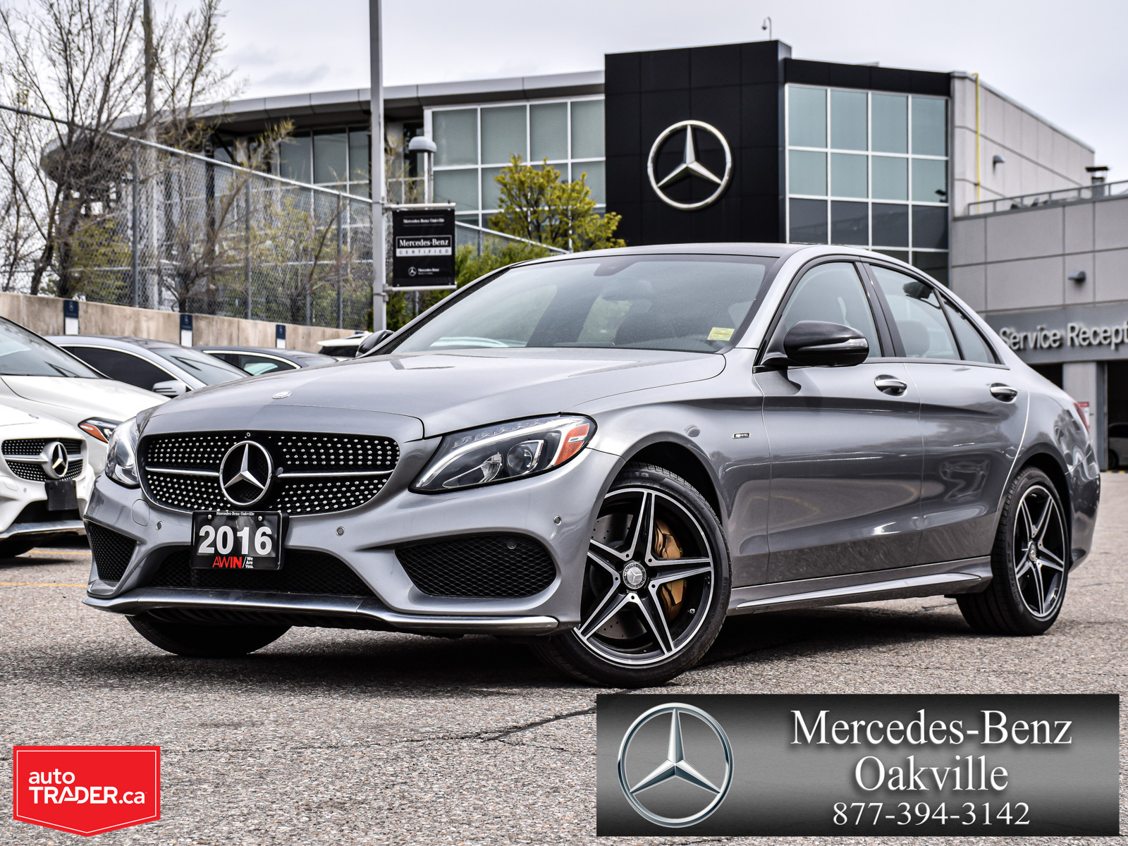 Certified Pre-Owned 2016 Mercedes-Benz C-CLASS C450 AMG AWD 4MATIC®